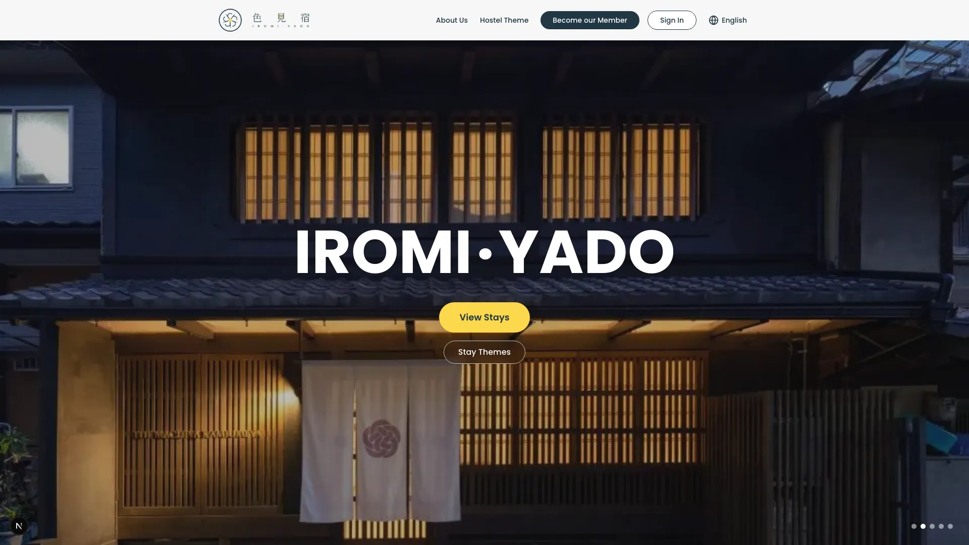 IROMI YADO Booking Platform preview