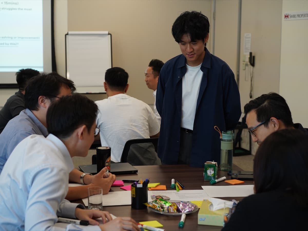 Frankie Lam at work